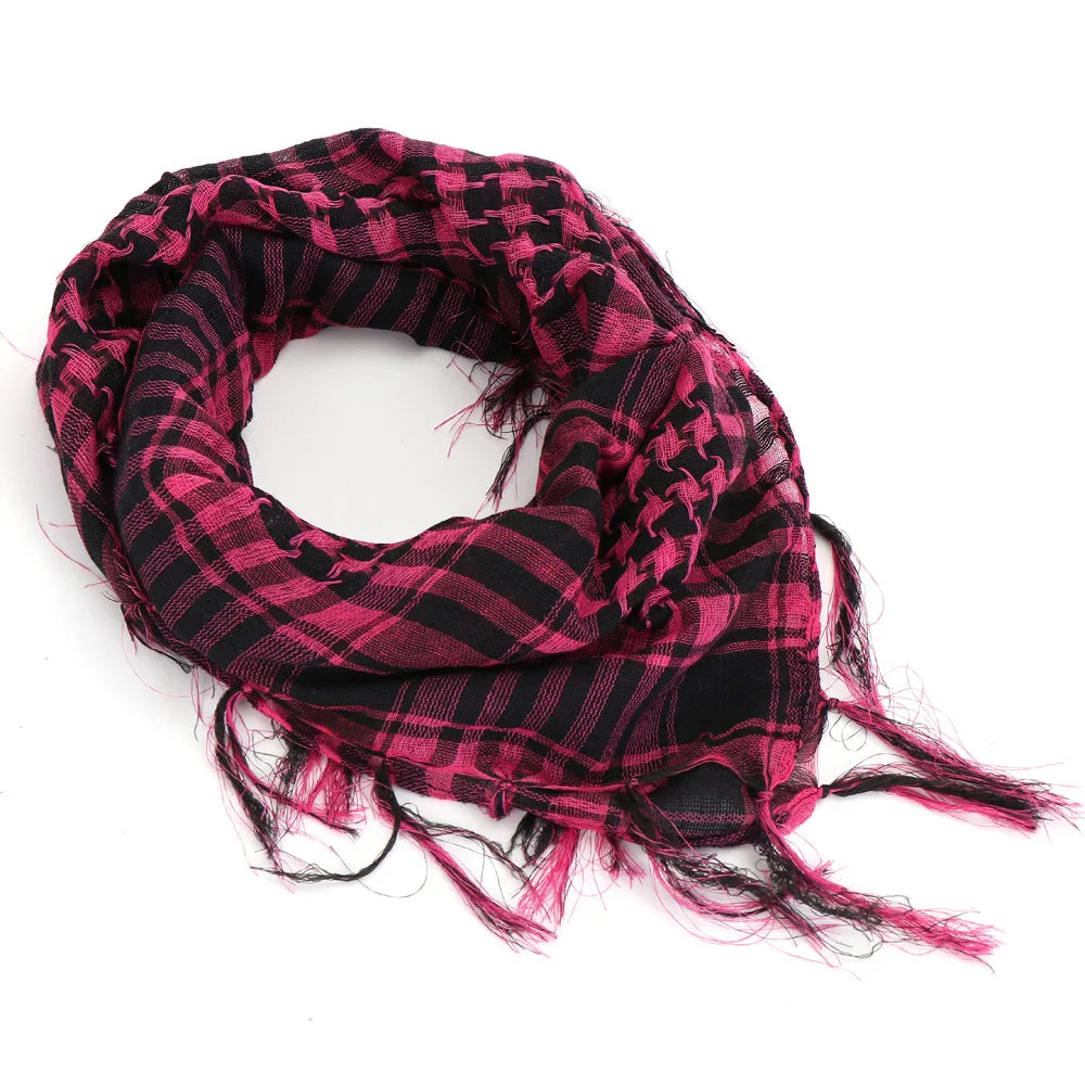 Military Tactical Scarf Camouflage Mesh Neck Scarf KeffIyeh Sniper Face Scarf Veil Shemagh Head Wrap for Outdoor Camping Hunting
