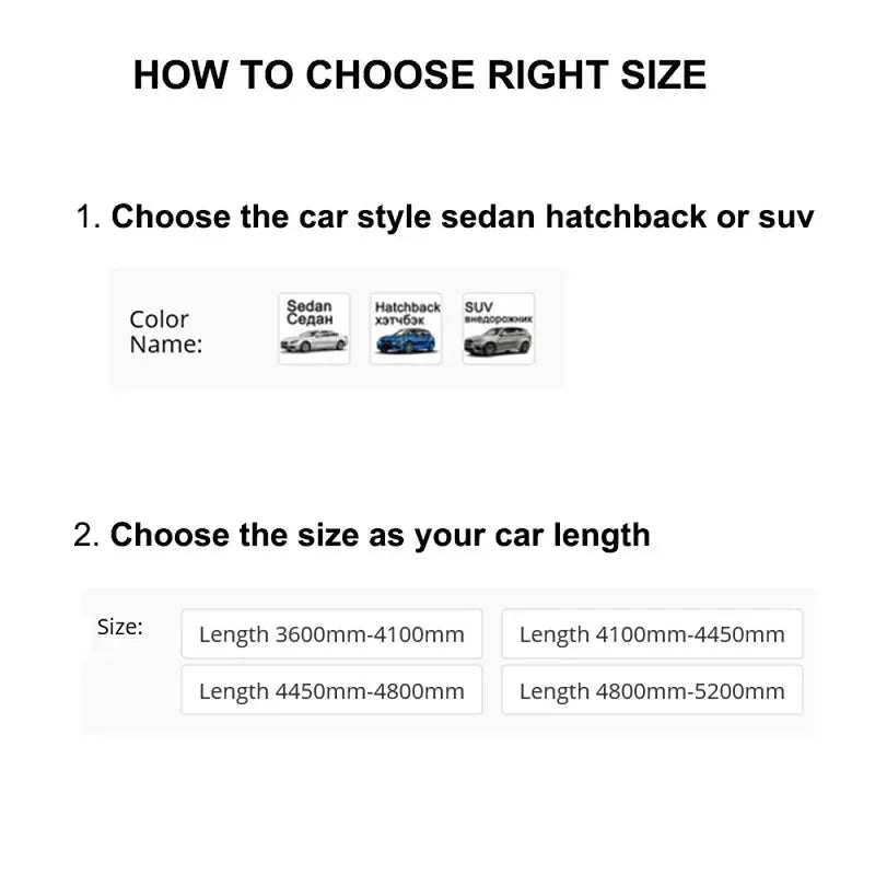 Universal Full Car Covers Winter Waterproof Snow Ice Dust Anti-UV Protection Wind Sunshade Cover For SUV SEDAN HATCHBACK Silver