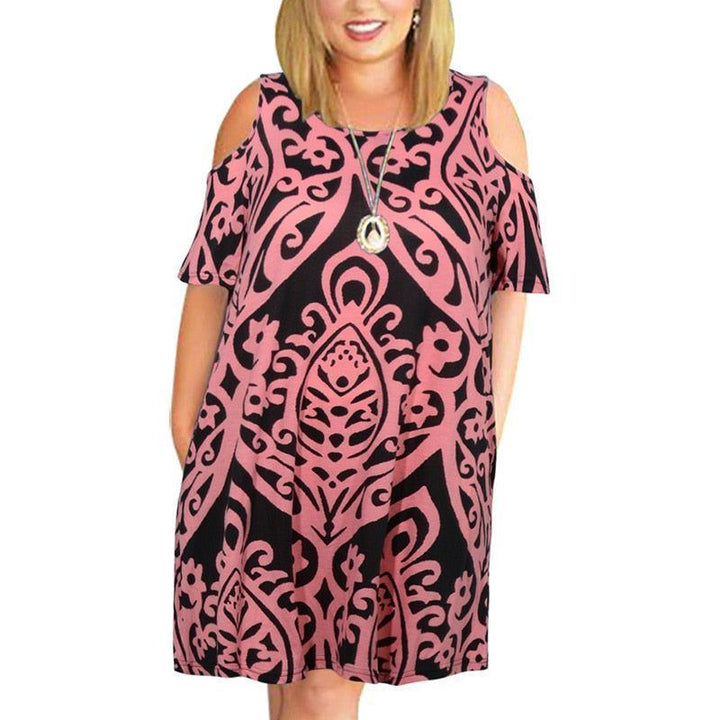 Dress for Woman Summer dress Loose plus size dresses off the shoulder women clothing - Jointcorp