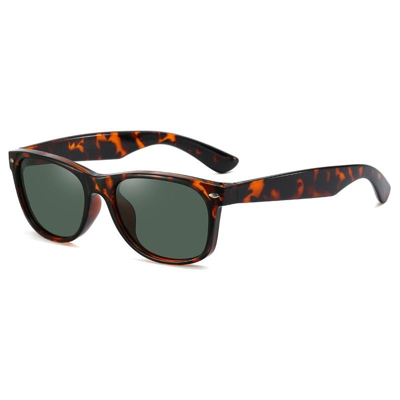 Rectangle Polarized Sunglasses Women Vintage Travel Anti Glare Driving Mirror Sun Glasses - Jointcorp