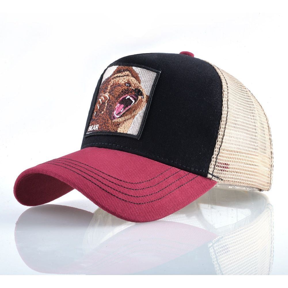 Baseball Cap for Men High Quality With Animals Patch