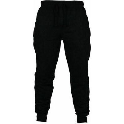 High Waist Mens Jogger Pants Sweatpants Fleece Terry Active Gym Lounge Sleep Slim Fit plus - Jointcorp