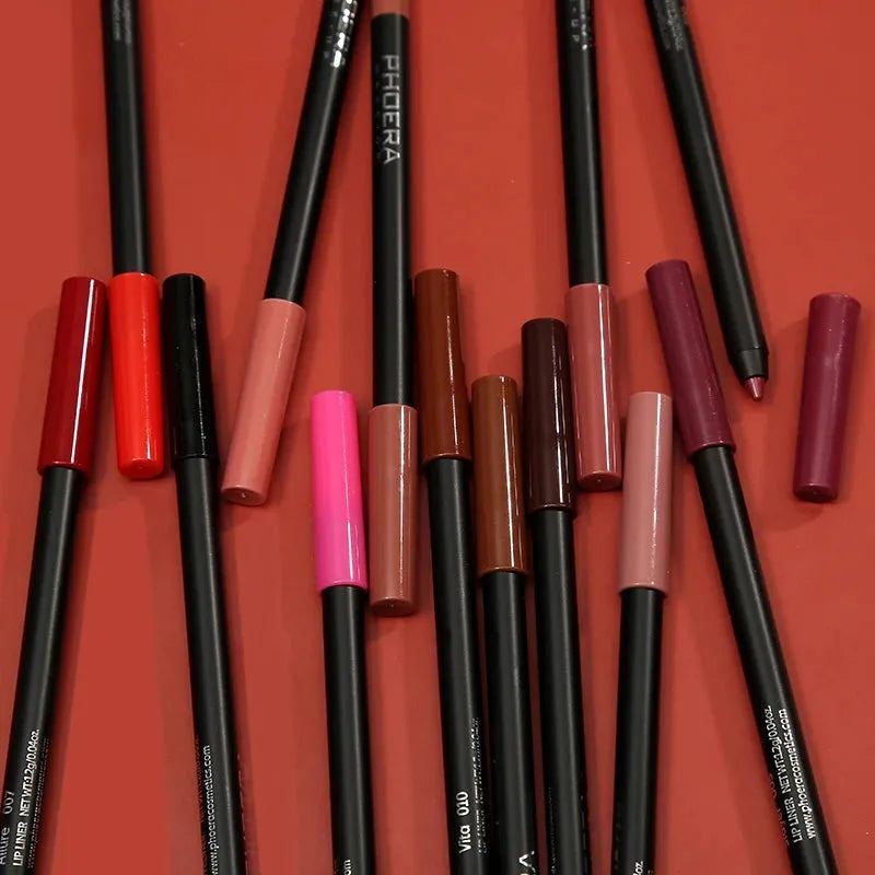 13 Colors Fog Surface Matte Lipstick Pen Wooden Waterproof Lasting Non-fading Stereo Lip Liner Pencil Makeup Cosmetic TSLM1