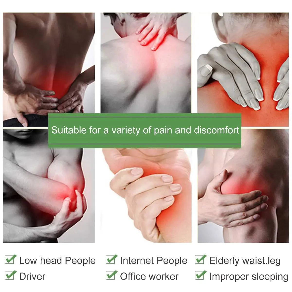 30/60pcs Knee joint Pain Plaster Chinese Wormwood Extract Sticker for Ache Arthritis Rheumatoid Relief Patch