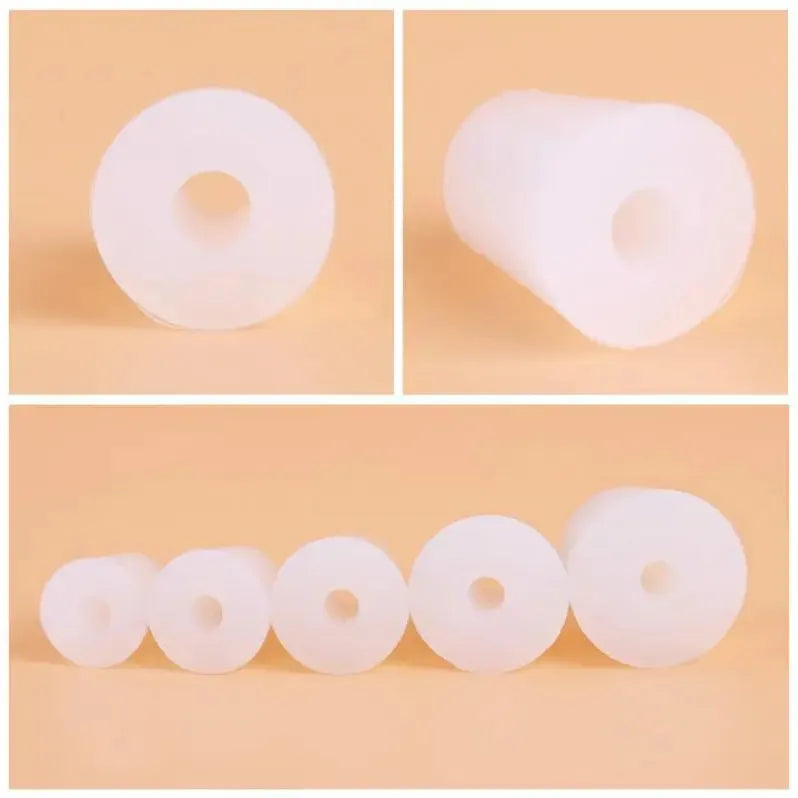 1pcHome Brew Wine Stoppers Silicone Plug With 8mm Hole For Airlock Valve Bubbler Fermentation Exhaust Valve Silicone Rubber Plug