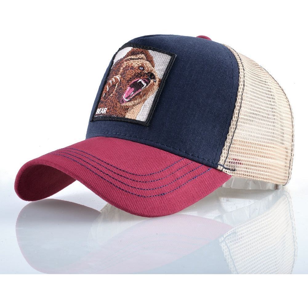 Baseball Cap for Men High Quality With Animals Patch