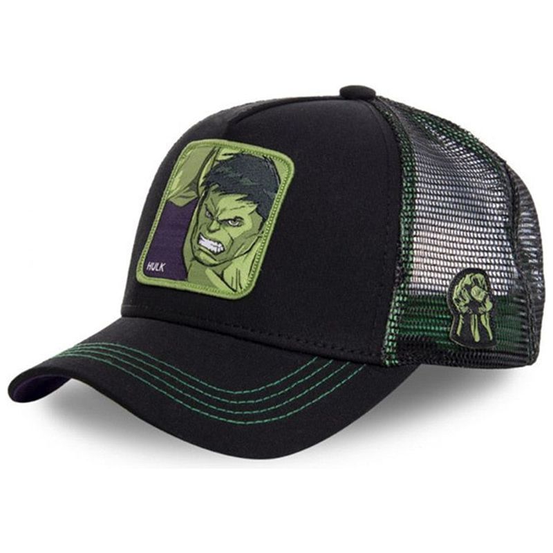 High Quality Brand Anime Cartoon Snapback Cotton Baseball Cap Men