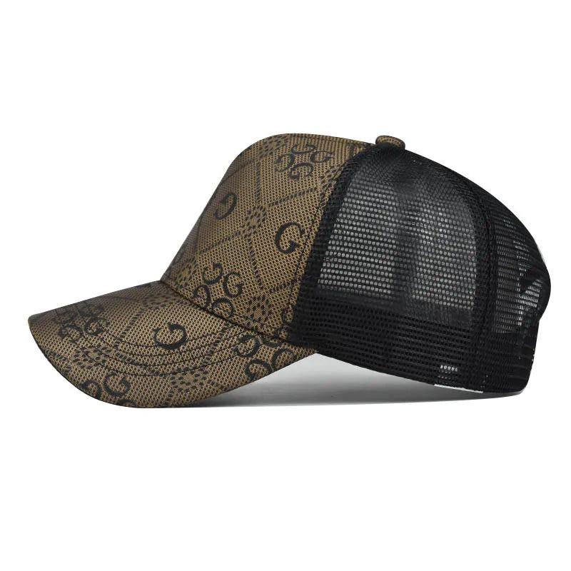 Summer2021 Quick Drying Baseball Caps Men Women Plaid Letter Casual Mesh Sun Protection Breathable Adjustable Gorras Snapback