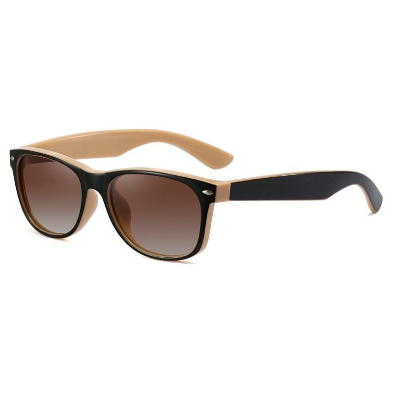 Rectangle Polarized Sunglasses Women Vintage Travel Anti Glare Driving Mirror Sun Glasses - Jointcorp