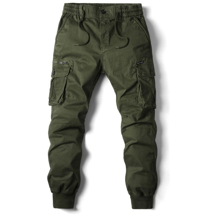 Pants Men Jogging Casual Pants Cotton Full Length Military Mens Streetwear - Jointcorp