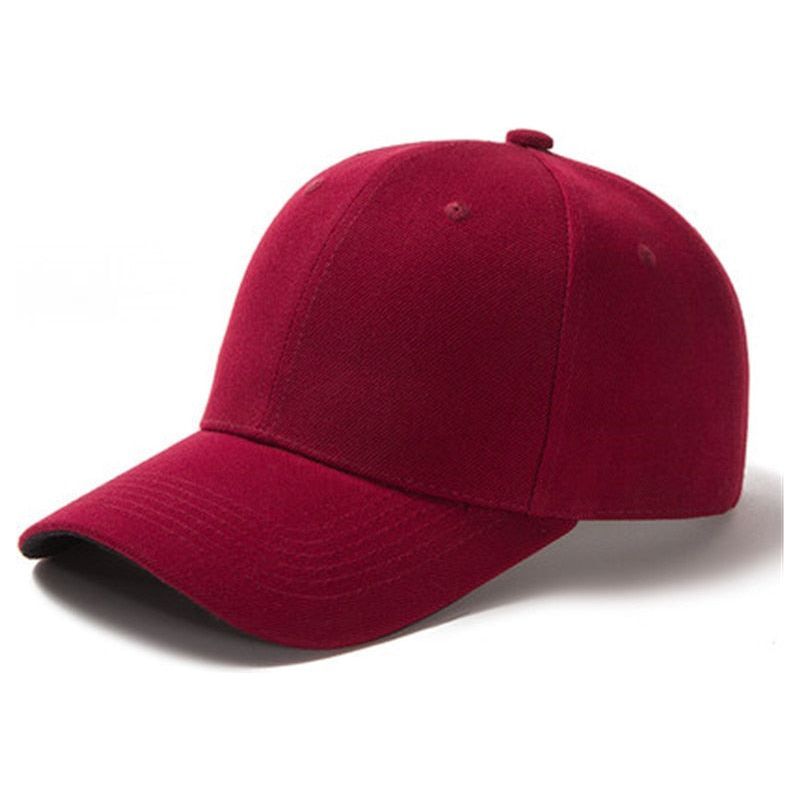 Cap Casual Plain Acrylic Baseball Cap Adjustable Snapback Hats For Men - Jointcorp