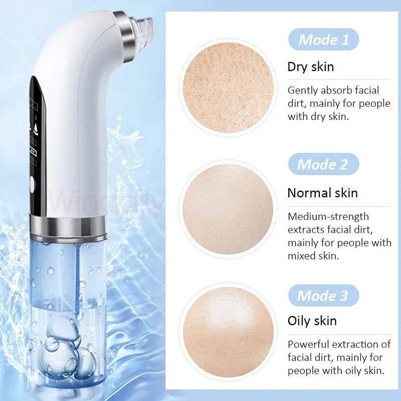 Electric Facial Blackhead Remover Vacuum Pore Cleaner Acne Cleanser Black Spots Removal Face Nose Deep Cleaning tools