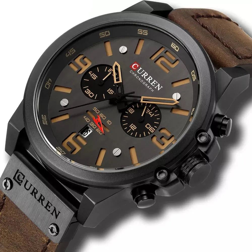 CURREN Watches Waterproof Sport for Mens