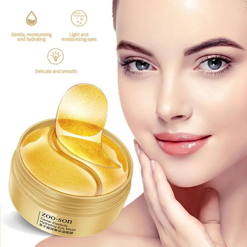 60Pcs Collagen Eye Mask skincare Patches Under Eye Bags With Moisturizing Anti Dark Circles Beauty Korean Skin Care Products