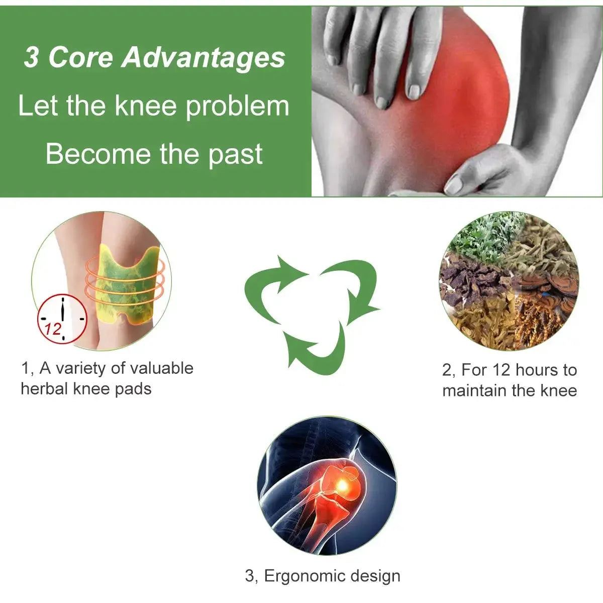 30/60pcs Knee joint Pain Plaster Chinese Wormwood Extract Sticker for Ache Arthritis Rheumatoid Relief Patch