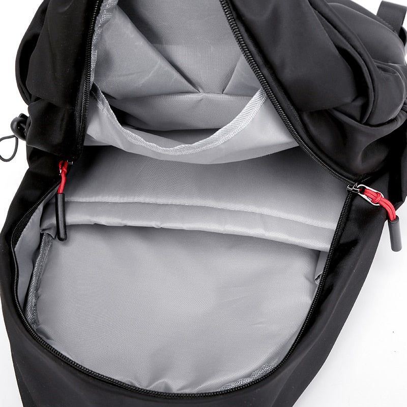 Multifunction Waterproof Backpack Men Luxury Student School Bags Notebook Backpacks Casual Pleated 15.6 Inch Laptop Bag For Men - Jointcorp