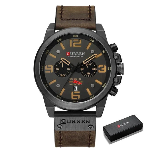CURREN Watches Waterproof Sport for Mens