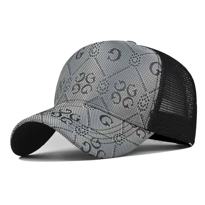 Summer2021 Quick Drying Baseball Caps Men Women Plaid Letter Casual Mesh Sun Protection Breathable Adjustable Gorras Snapback