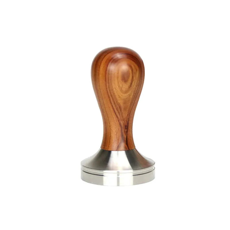 HiBREW 51mm Bottomless Coffee powder handle 304 stainless steel and solid wood