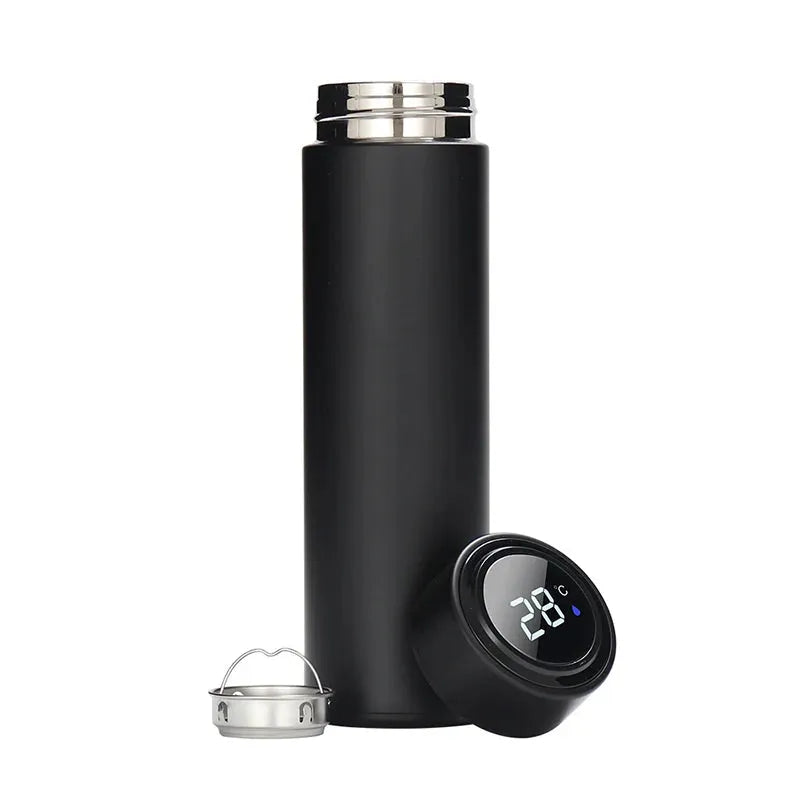 500ml Temperature Intelligent Measurement Thermos Cup Bottle Touch Control LED Digital Display Coffee Cup Bottle Christmas Gift