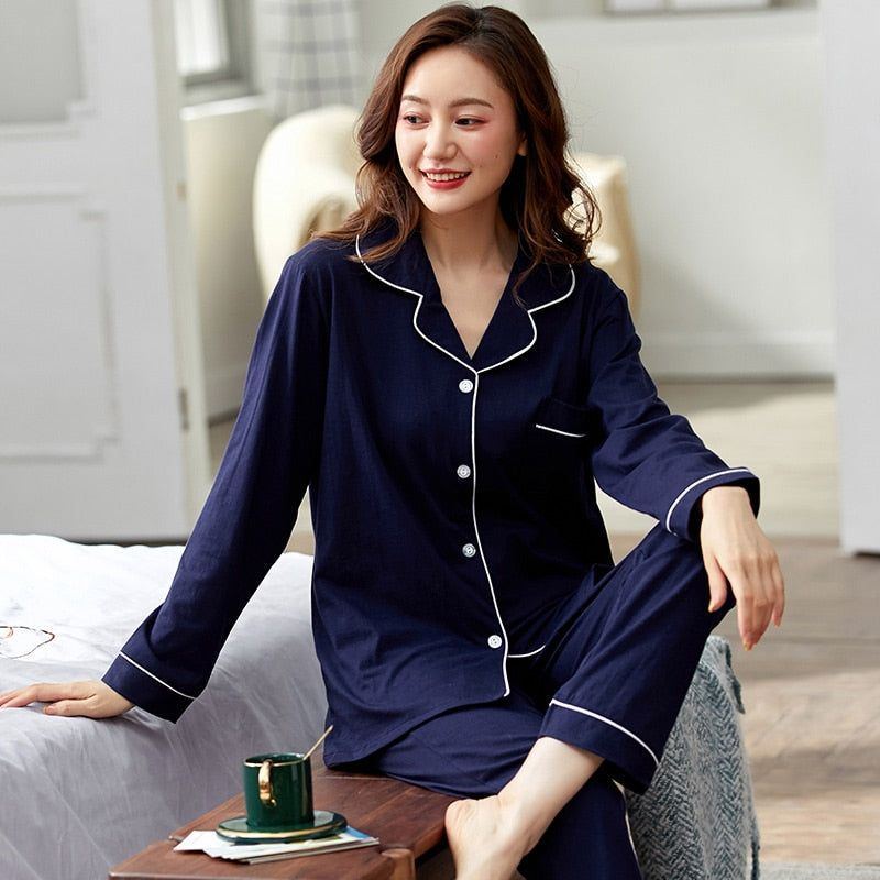 Pajamas Set 2 Pieces Homewear Pure Cotton