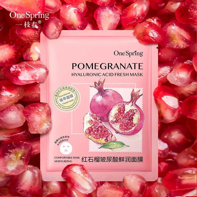 20Pcs Face Mask Combination Camellia Nicotinamide Facial Mask Moisturizing Oil Control Shrink Pores Face Sheet Mask Skin Care