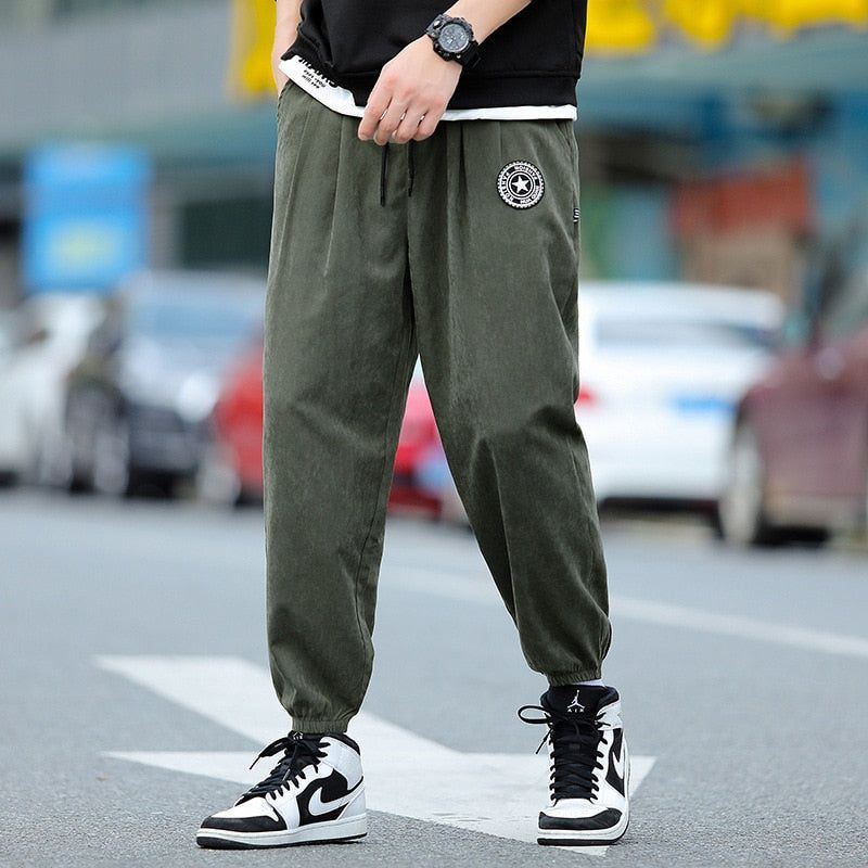Men Joggers Track Pants Elastic Waist Sport Casual Trousers Streetwear Clothing - Jointcorp