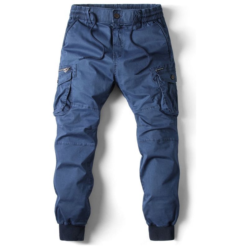 Pants Men Jogging Casual Pants Cotton Full Length Military Mens Streetwear - Jointcorp