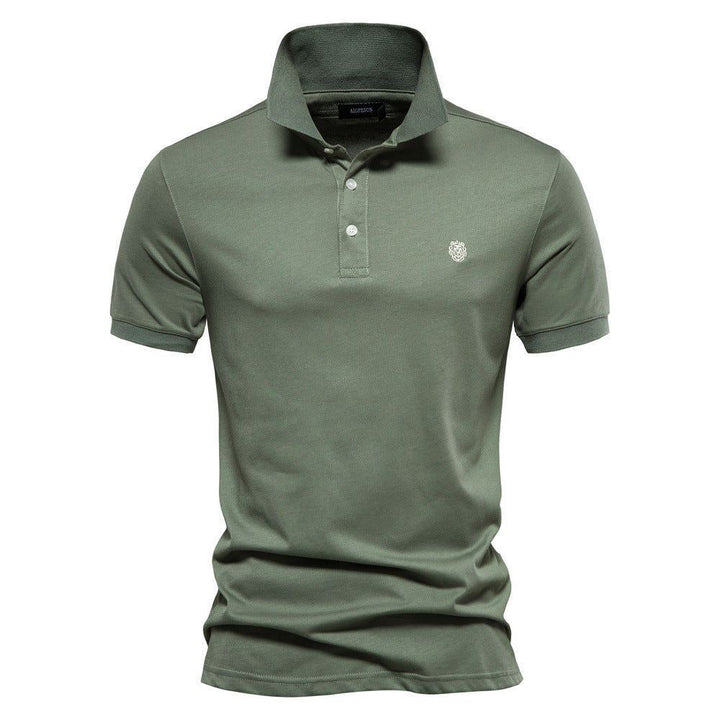 Men's Fashion Casual Cotton Lapel Sports Short Sleeve - Jointcorp