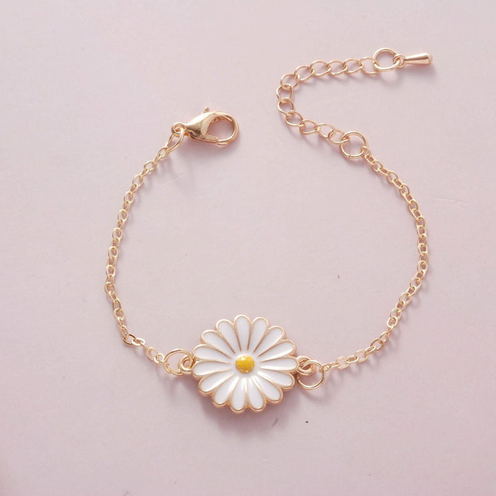 Women's Fashion Simple Alloy Daisy Bracelet - Jointcorp