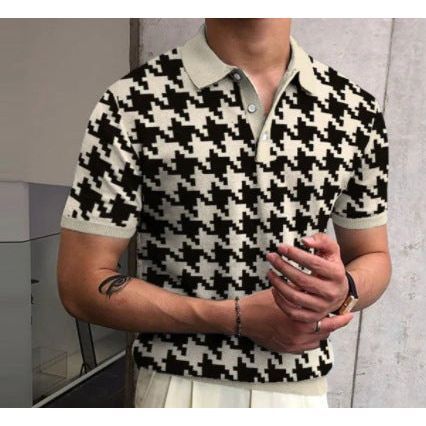 Casual Short-sleeved Digital Printing Zipper Pullover Men's - Jointcorp