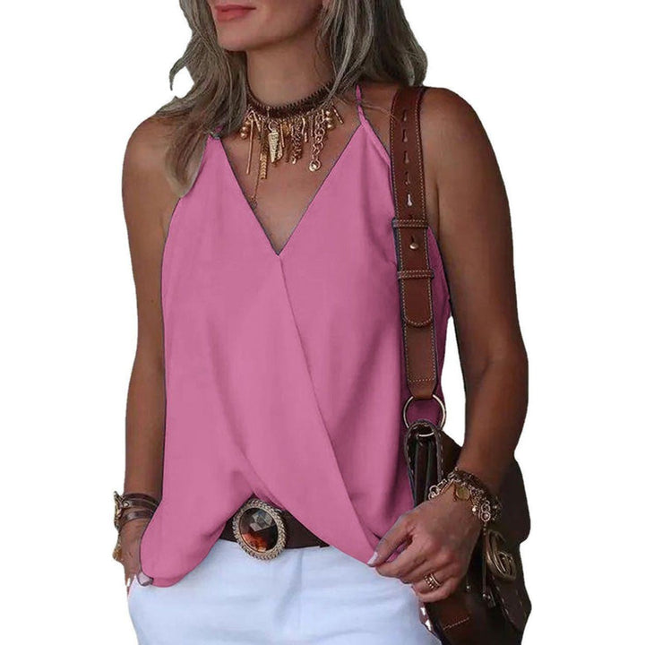 Loose Casual V-neck Bottoming Women's Top Vest - Jointcorp