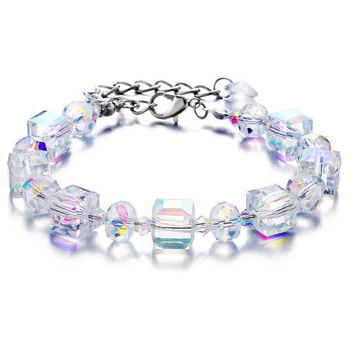 Women's Fashion Natural Crystal String Beads Bracelet - Jointcorp