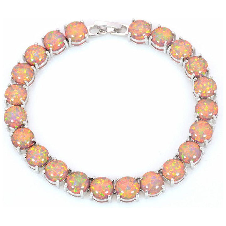 8mm Rhinestone Bracelet Fashion Round Drop Shape Bracelet - Jointcorp