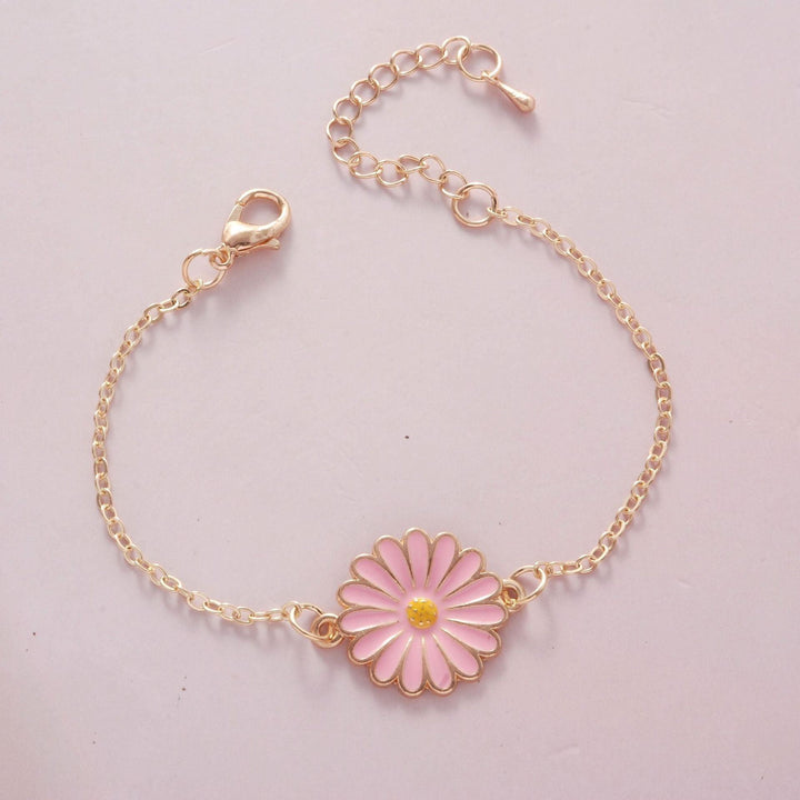 Women's Fashion Simple Alloy Daisy Bracelet - Jointcorp