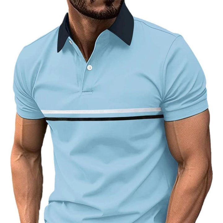Polo Shirt Button Stitching Men's Sports - Jointcorp