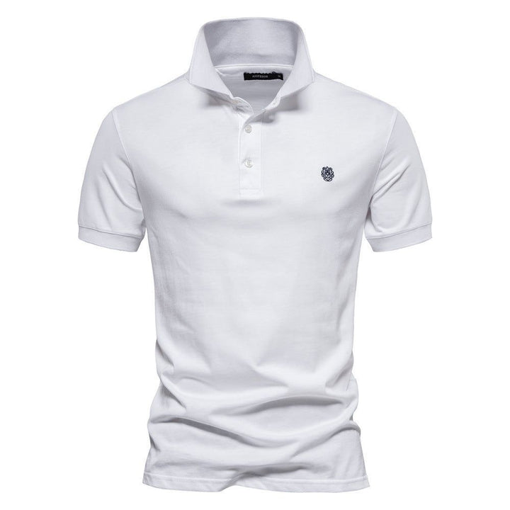 Men's Fashion Casual Cotton Lapel Sports Short Sleeve - Jointcorp