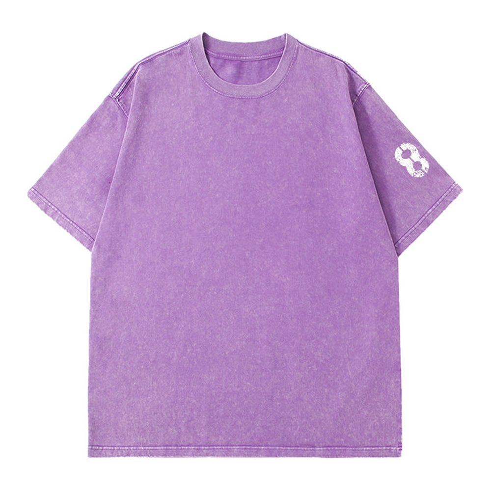 Men's Round Neck Distressed Short-sleeved T-shirt - Jointcorp