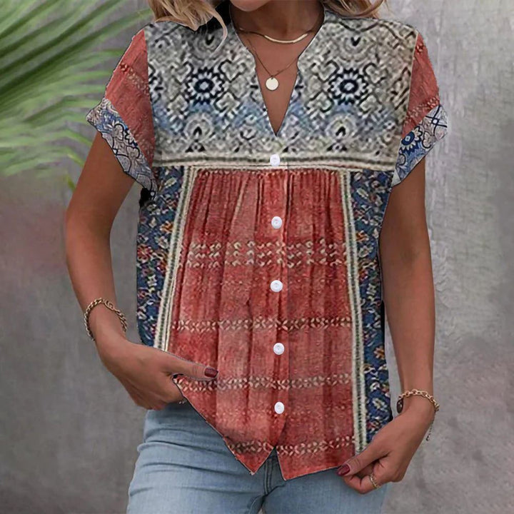 Conventional Cardigan Digital Printing Women's Top Shirt - Jointcorp