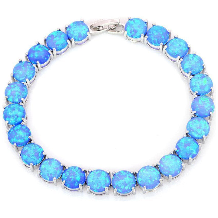 8mm Rhinestone Bracelet Fashion Round Drop Shape Bracelet - Jointcorp