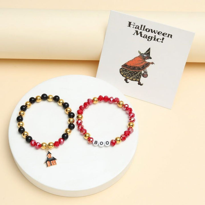 Men's And Women's Fashion Simple Halloween Festival Beaded Bracelet - Jointcorp