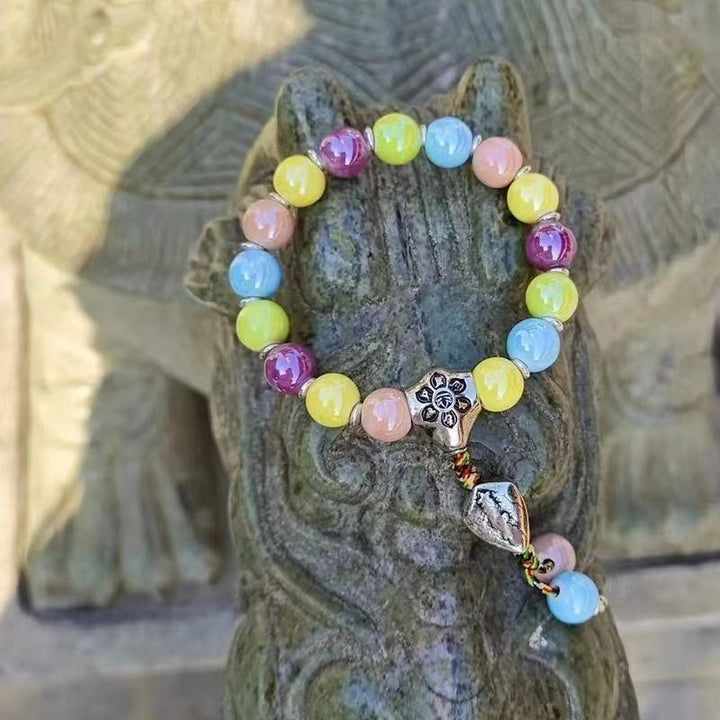 Couple's Ceramic Lucky Bead Bracelet Ornament - Jointcorp