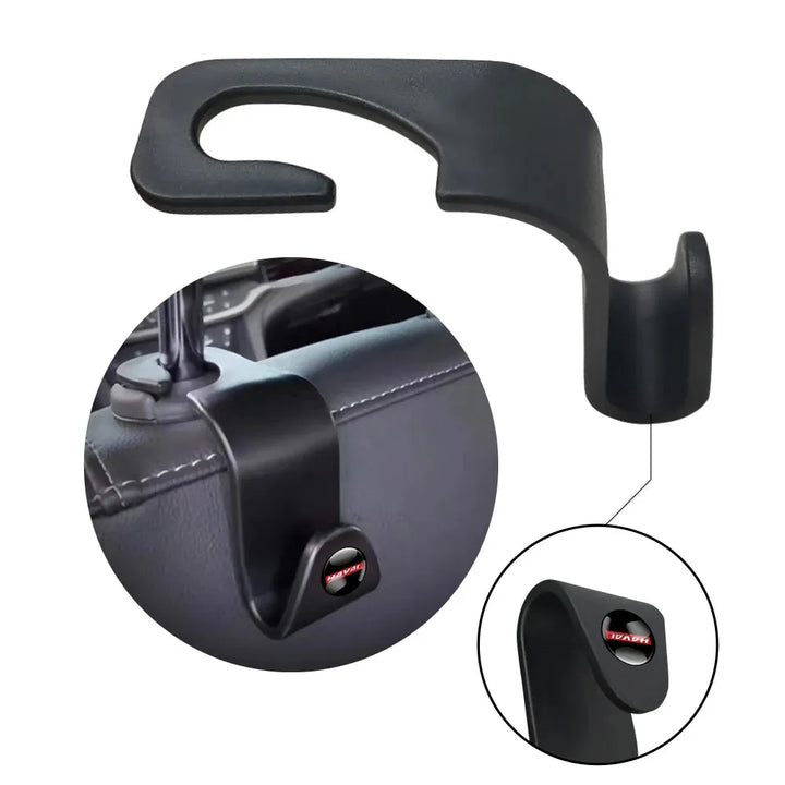 2Pcs Car Seat Back Hook Hanger Fastener Organizer Holder Car Storage Accessories For Haval Dargo Jolion H6 3th 2021 2022 H1 H2