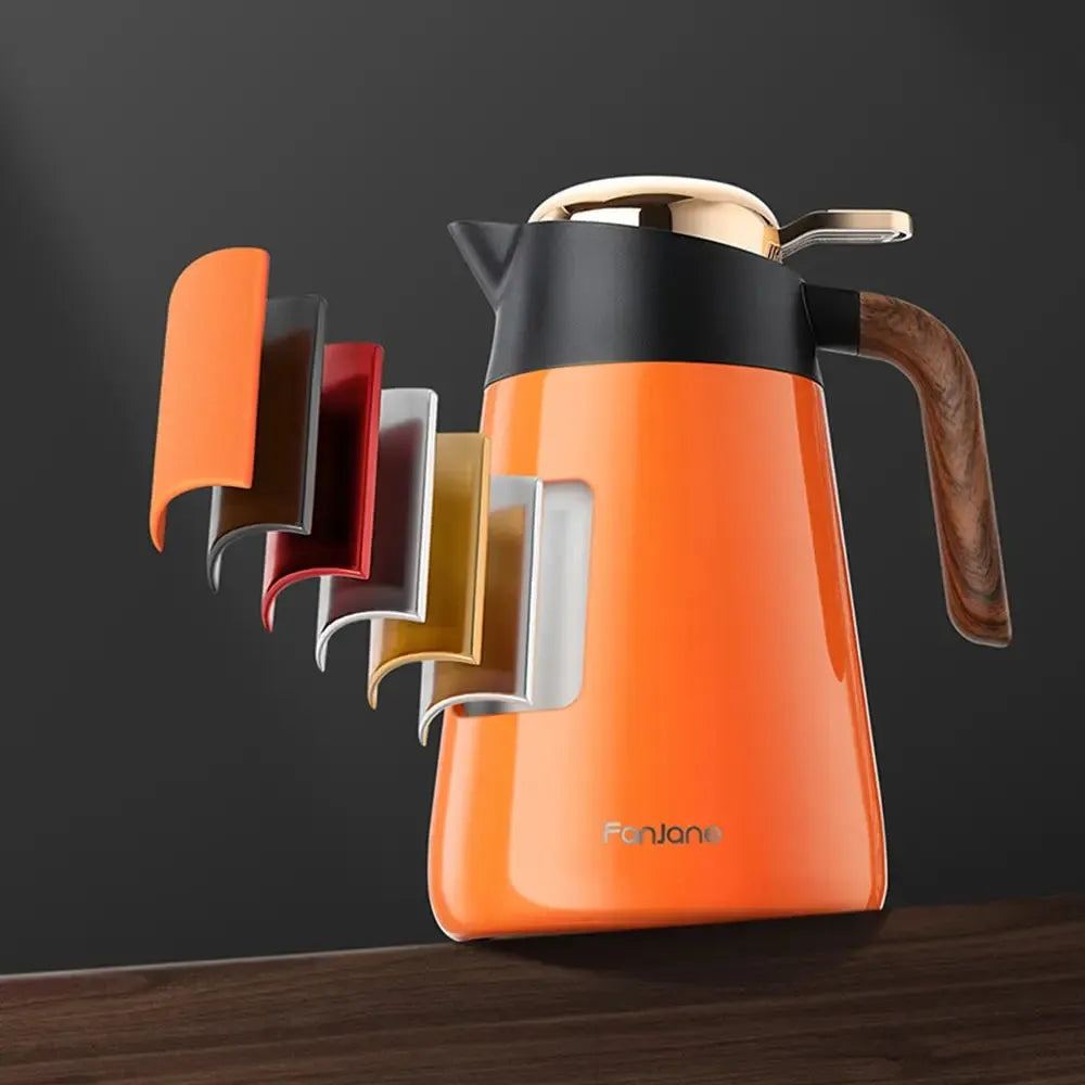 Large Capacity Insulated Cup Braised Tea Pot Household Insulated Water Pot Stainless Steel Insulated Pot Business Insulated Pot