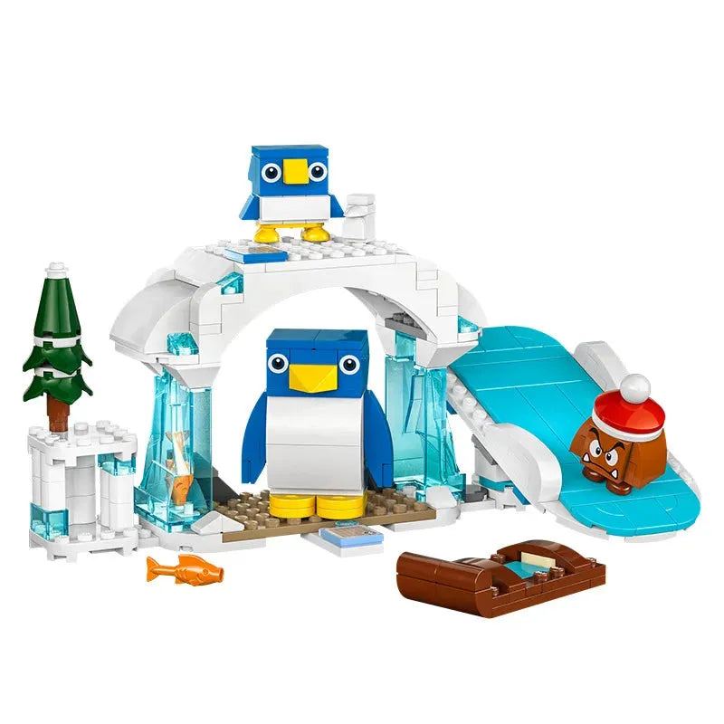 LEGO Super Mario 71430 Penguin Family's Snow Exploration Puzzle Building Block Children's Toy