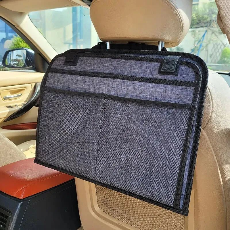 Car Seat Back Organizer with Foldable Tablet Car Storage Bag Automobiles Interior Stowing Tidying