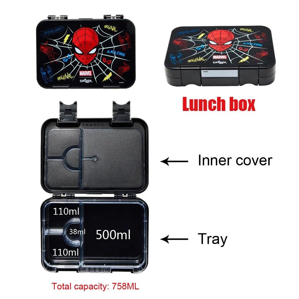MARVEL Spider-Man Backpack for Children Smiggle Wheel Schoolbag Children's Knapsack Trolleys Bag 3-16 Years Old Hot-selling