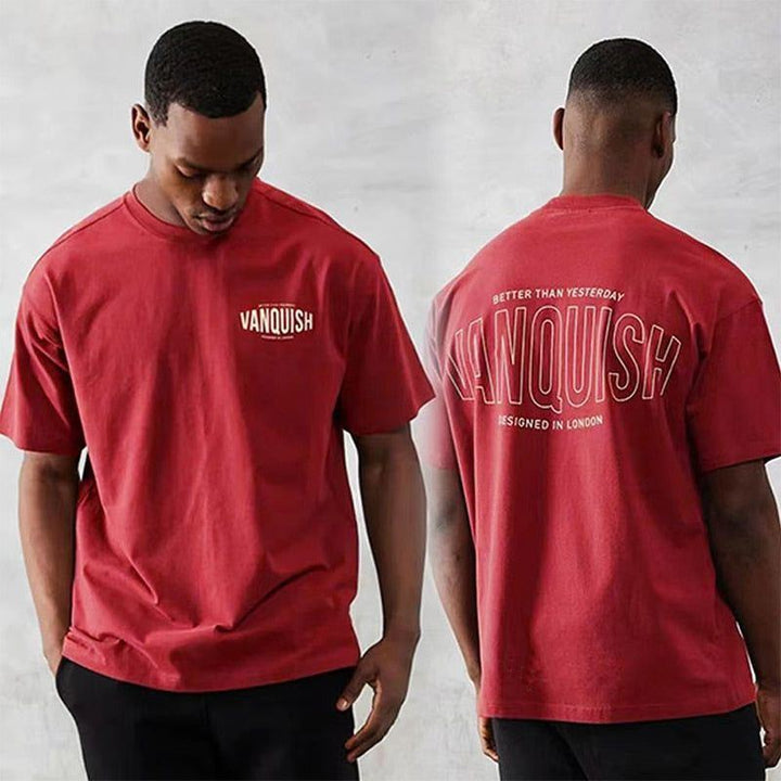 T-Shirts Gym  fitness Oversized Cotton Men T Shirt High Quality Bodybuilding Men Clothes - Jointcorp
