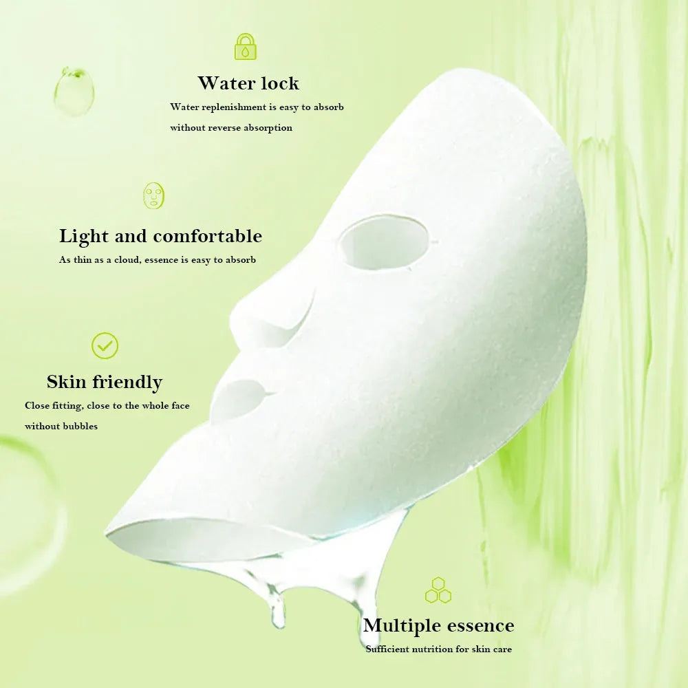 20pcs VENZEN Fruit Essence Facial Mask Moisturizing Firming Skincare Facial Masks Women Hydrating Facial Mask Skin Care