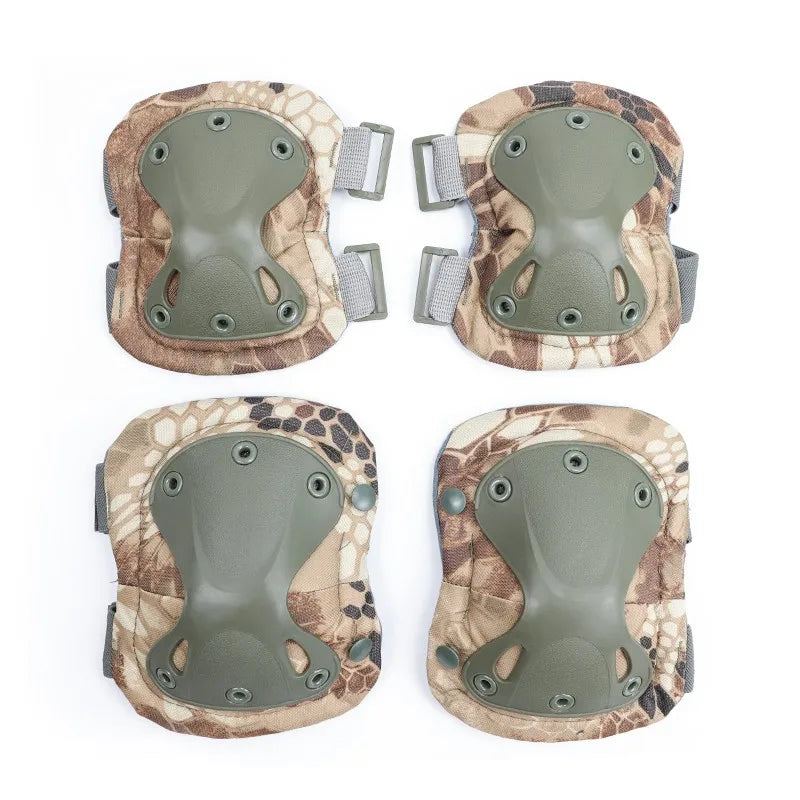 Camo Tactical KneePad Elbow Pads Military Knee Protector Army Airsoft Outdoor Sport Working Hunting Skating Safety Gear Kneecap